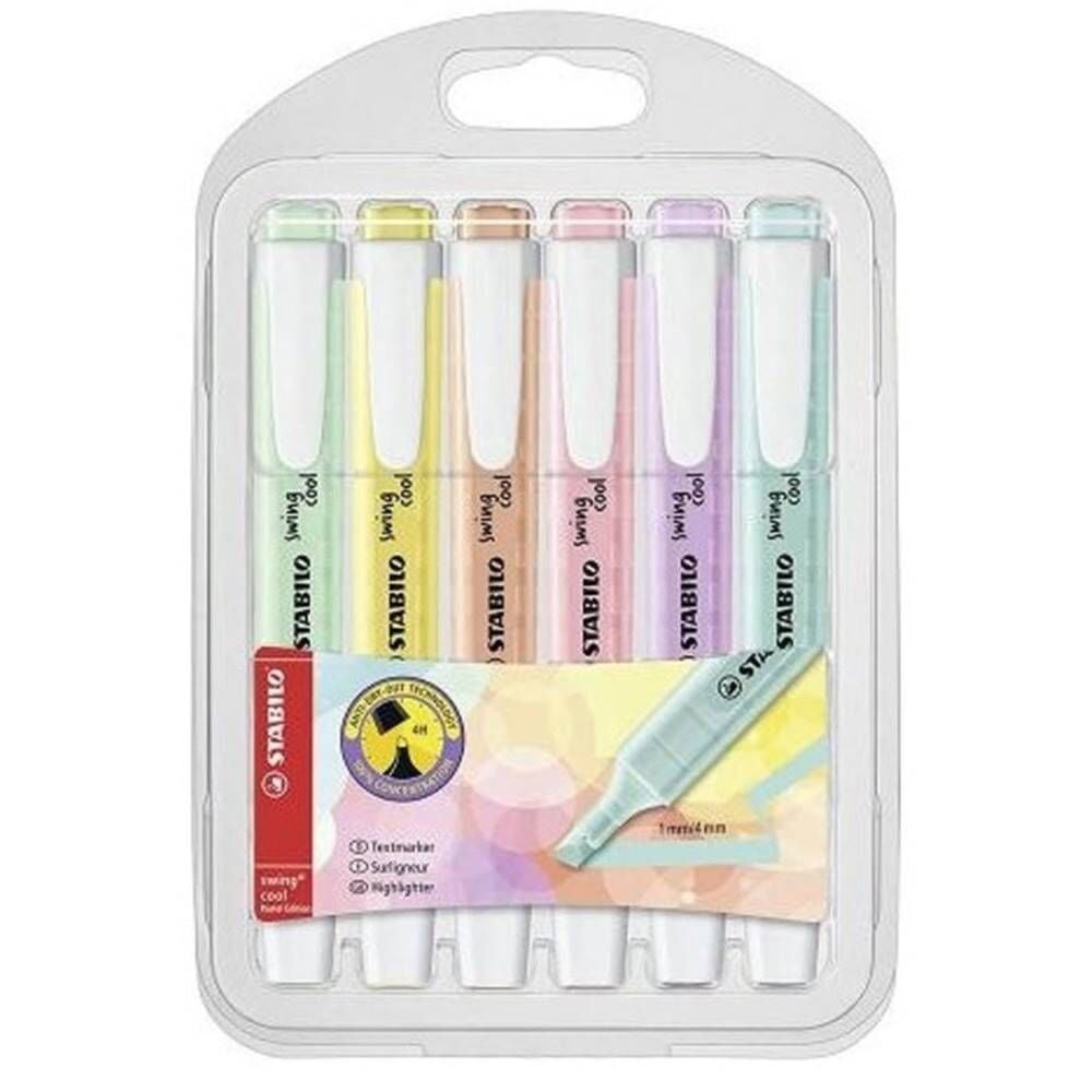 Stabılo Fosforlu Kalem Swıng Cool Pastel Set 6 Lı 275/6-08
