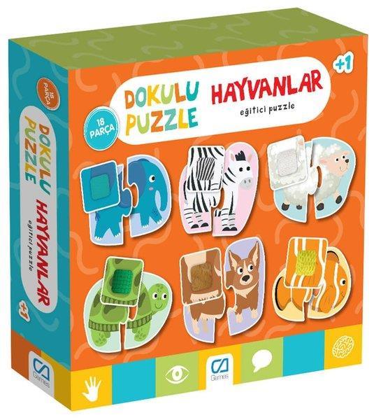 Ca Games Dokulu Puzzle Hayvanlar 18 Parça 5126