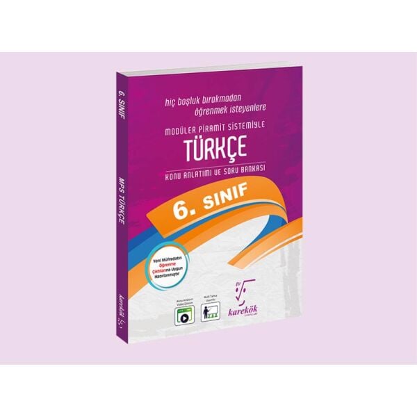 Karekök 6.Sınıf Türkçe Konu Anlatımlı Soru Bankası