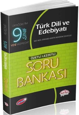 Editör 9.Sınıf Türk Dili ve Edebiyatı Soru Bankası