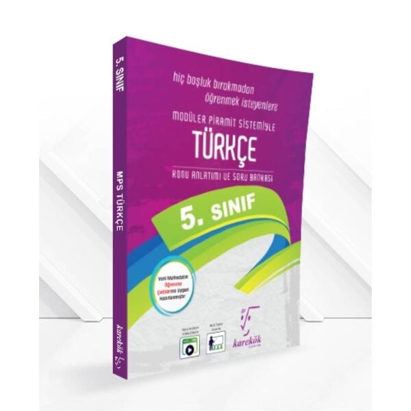 Karekök 5.Sınıf Türkçe Konu Anlatımlı Soru Bankası