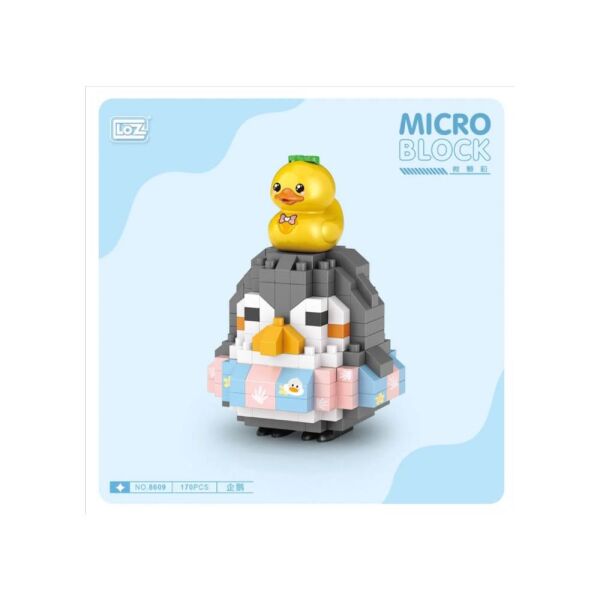 LOZ 8609 Mikro Blok Çanta Penguen 170 Parça