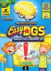 Adeda Neuro Via ile Easy Dikkat Güçlendirme Seti 2.Kademe 4-7 Yaş A Kitabı