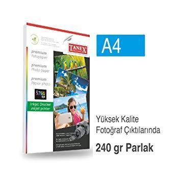 Tanex Fotoğraf Kağıdı A4 240 gr 20 li HC240G-20