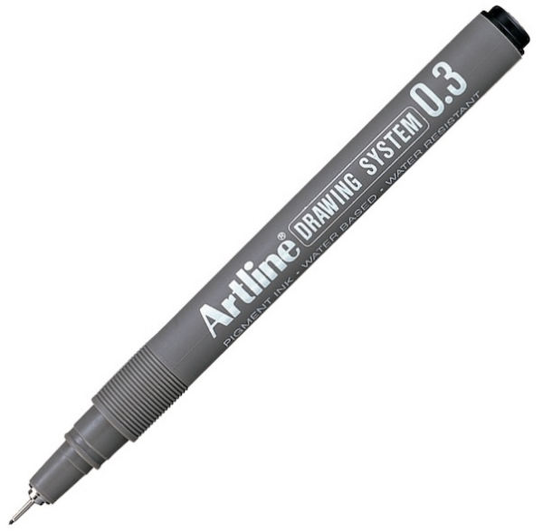 Artline Drawing Çizim Kalemi 03 mm Siyah 233