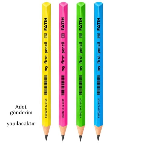 Fatih Renkli Jumbo Üçgen İlk Kalemim