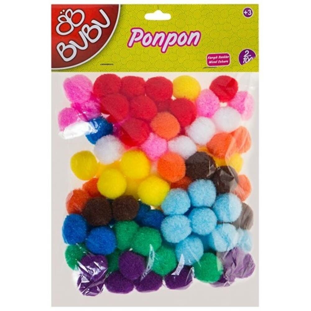 Bu-Bu Ponpon 2Cm 100 Lü Crn-Bubu00109