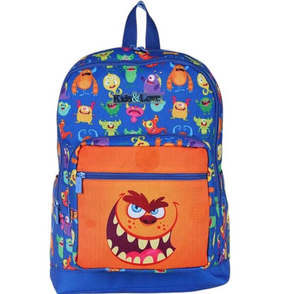 Kaukko Kids Love Sweet Monstres İlkokul Çantası L5089