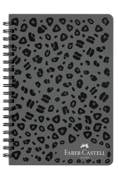 Faber Castell 17x24 100 Yaprak Çizgili Spiralli Sert Kapak Defter
