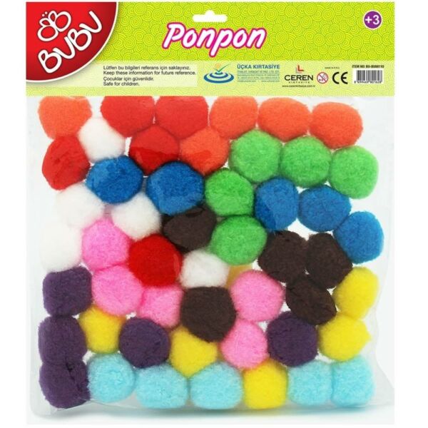 Bu-Bu Ponpon 3Cm 50Li Crn-Bubu00110