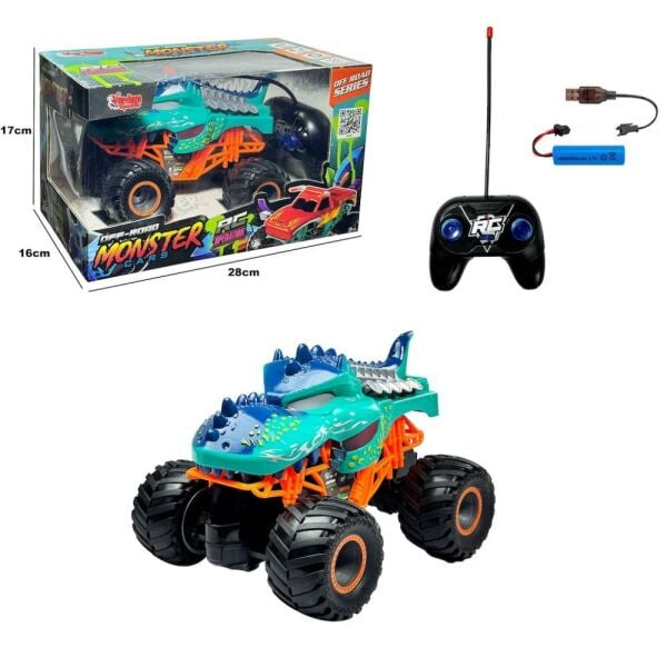 Vardem Uzaktan Kumandalı Full Fonksiyon Şarjlı Monster Canavar Araba 1010