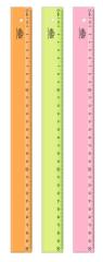 Hatas Plastik Cetvel 30 cm Eko Neon 0120