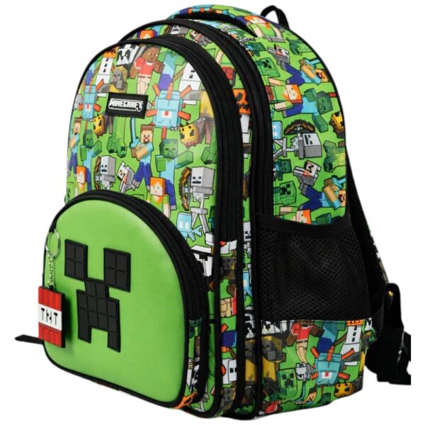 Minecraft Logo Baskılı Suni Deri İlkokul Çantası 26600