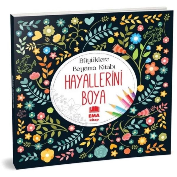 Büyükler İçin Boyama Mandala Kitabı Hayallerini Boya