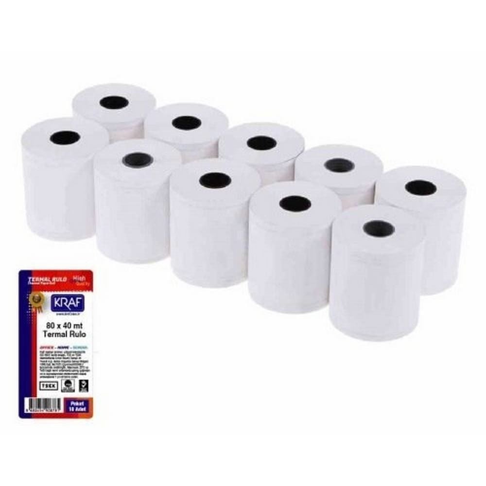 Termal Rulo 80x40 10 lu