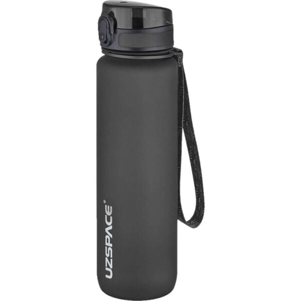 Uzspace Soft Touch 1000 ml Tritan Matara 3038-7 Siyah