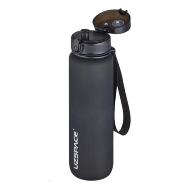 Uzspace Soft Touch 1000 ml Tritan Matara 3038-7 Siyah
