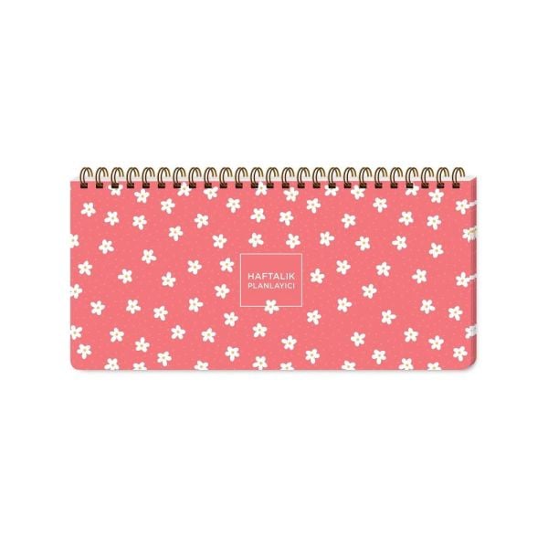 Keskin 13x27 54 Yaprak Spiralli Planner Minik Papatya 830125
