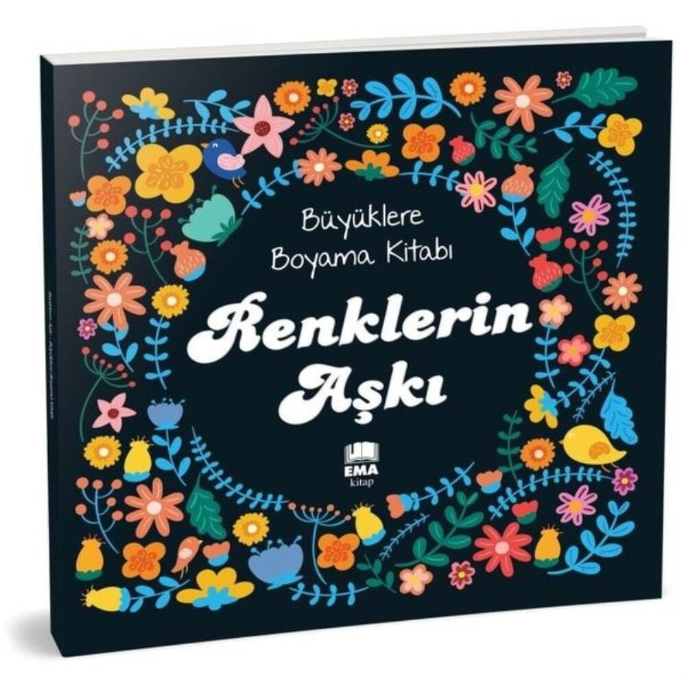Büyükler İçin Boyama Mandala Kitabı Renklerin Aşkı
