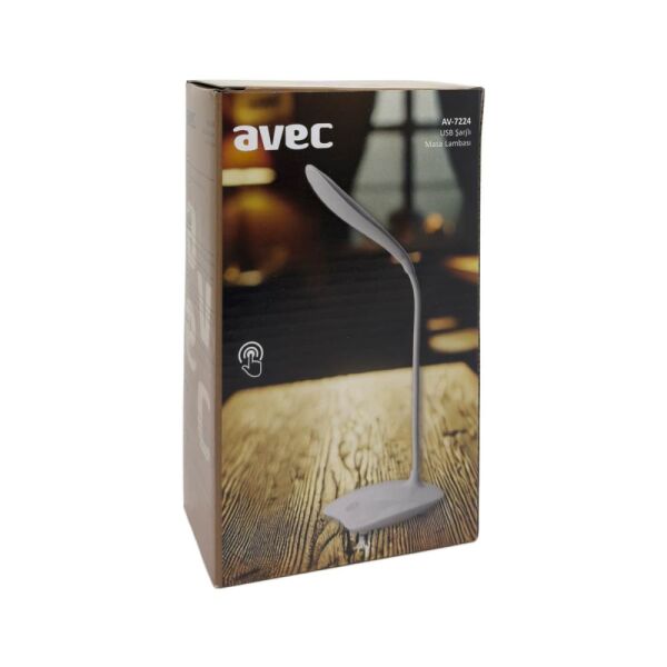 Avec AV-7224 Usb Şarjlı Masa Lambası