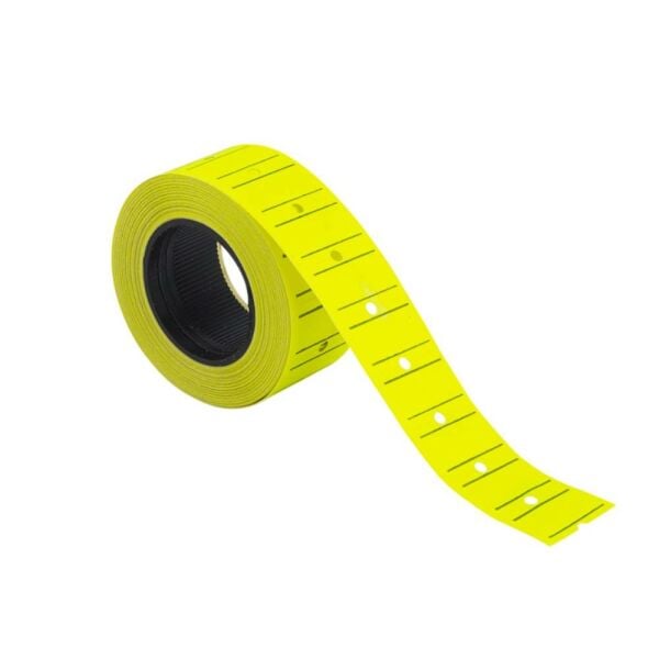 Kraf Motex Etiket 12X21 Mm Fosforlu Sarı