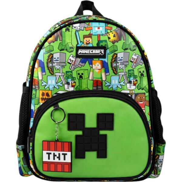 Minecraft Logo Baskılı Suni Deri Anaokulu Çantası 26601