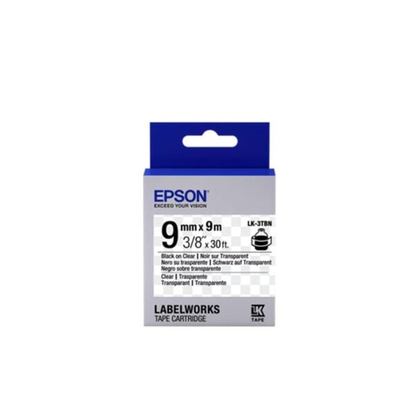 Epson LK-2WBN Standart Beyaz Üzeri Siyah 6mm 9Metre Etiket