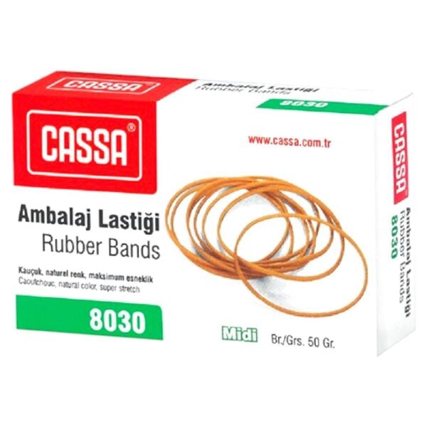 Cassa Ambalaj Lastiği 50 gr %80 Kauçuk 50 gr 8030