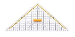 Hatas Gönye 32 cm Geometrik Açılı 0520