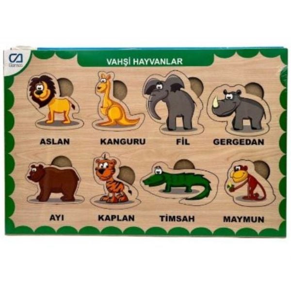 CA Ahşap Bultak Vahşi Hayvanlar 3213
