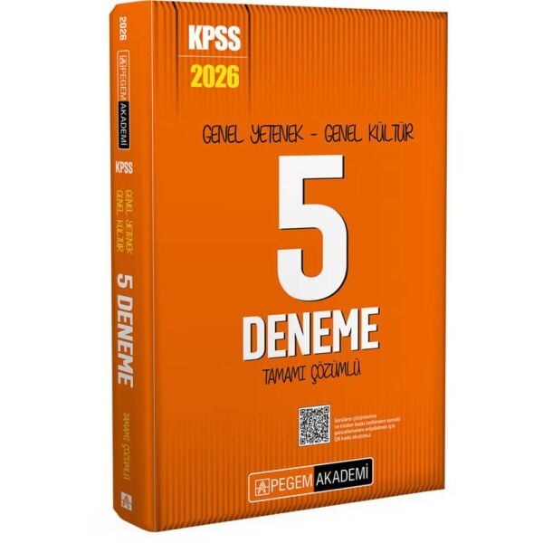 Pegem 2026 KPSS GY GK 5 Deneme Tamamı Çözümlü