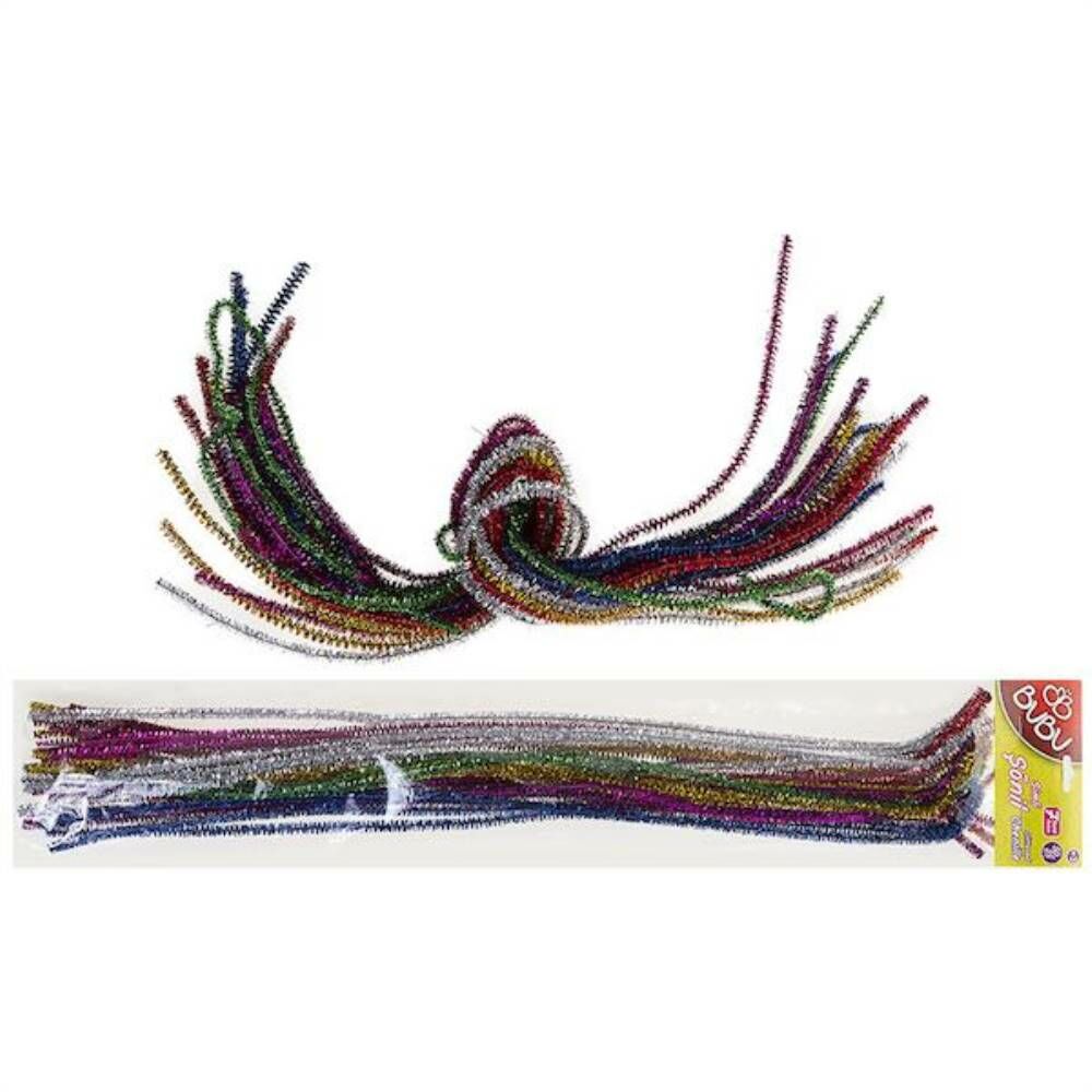 Bu-Bu Şönil Simli 50 Cm. 25 Renk (10X10) Bubu00107