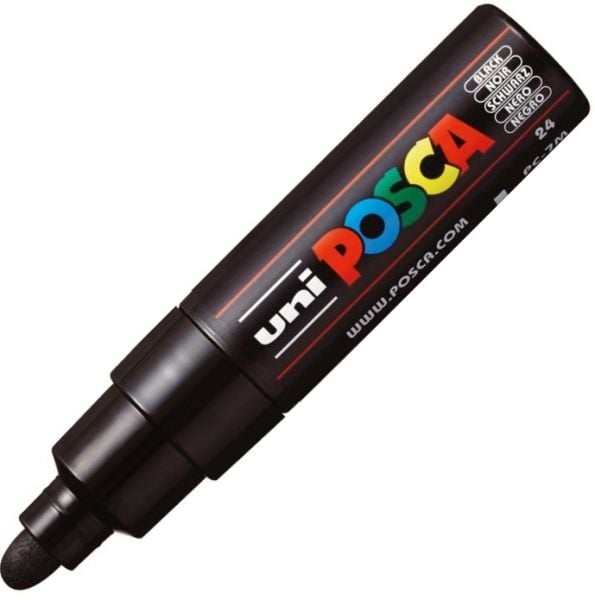 Uniball Posca Boyama Markörü PC-7M 4.5-5.5 mm Siyah