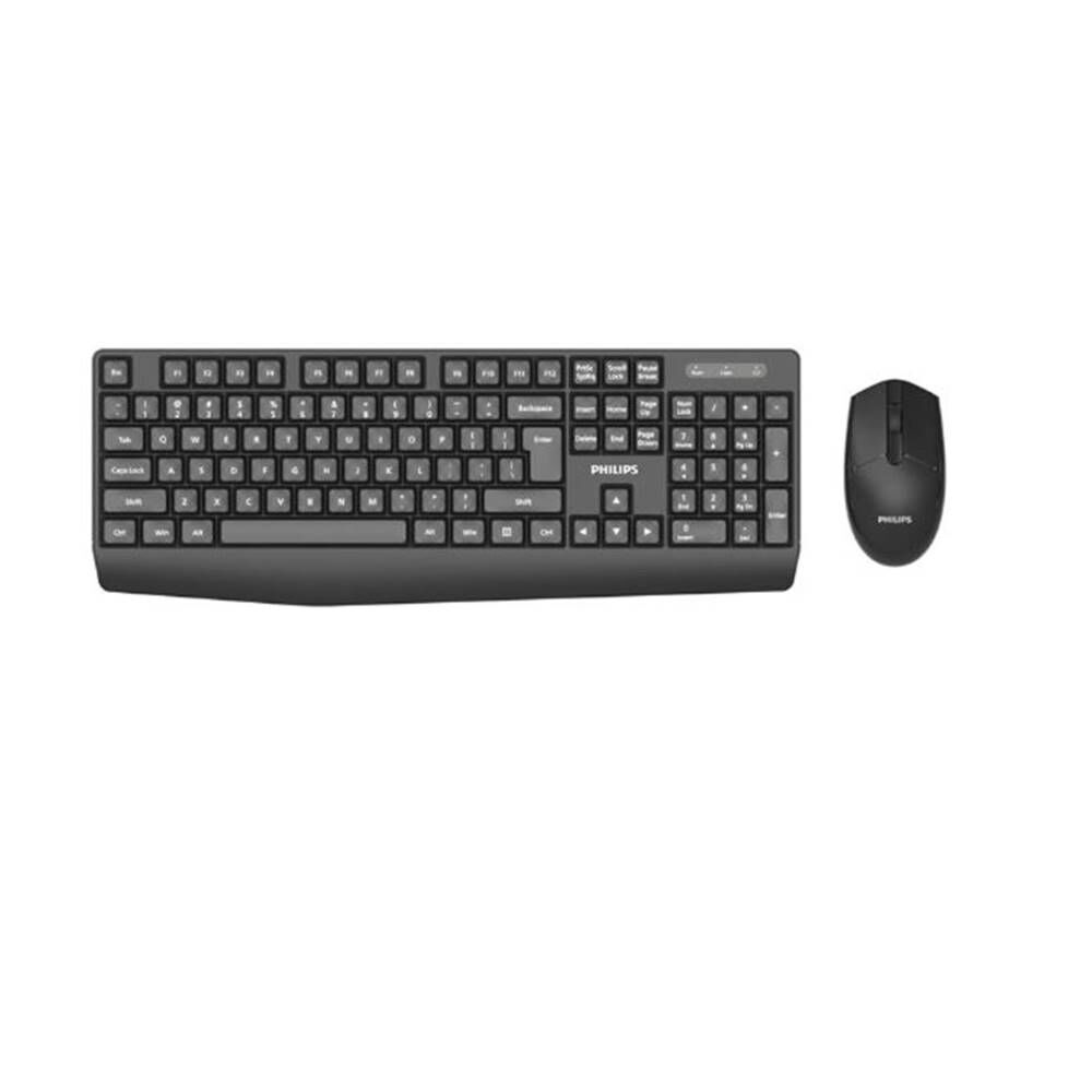 Philips SPT6337B Kablosuz Türkçe Q Klavye&Mouse Set Siyah