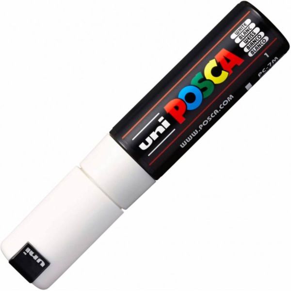 Uniball Posca Boyama Markörü PC-7M 4.5-5.5 mm Beyaz