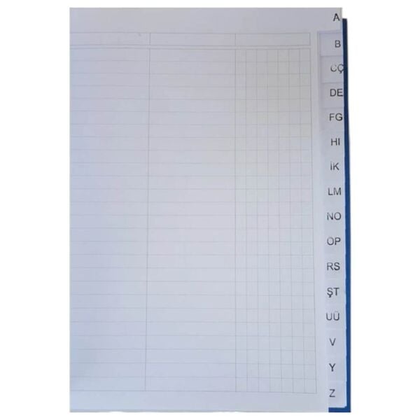 Gürpaş 20x28 Ticari Fihrist Cilt Bezli 12'li