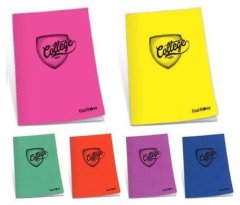 College A4 80 Yaprak Çizgili Plastik Kapak Okul Defteri 76004