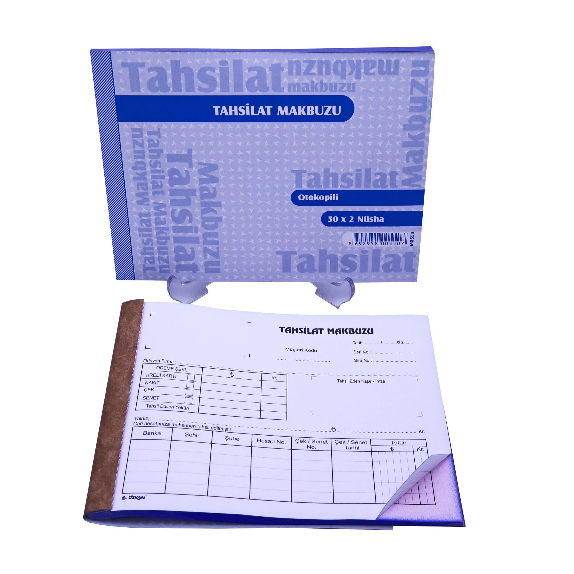 Özkan Tahsilat Makbuzu Otokopili 50x2 No:3 BM0662 0552