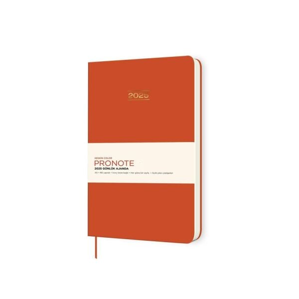 Pronote 2026 A5 Bordo Günlük Ajanda
