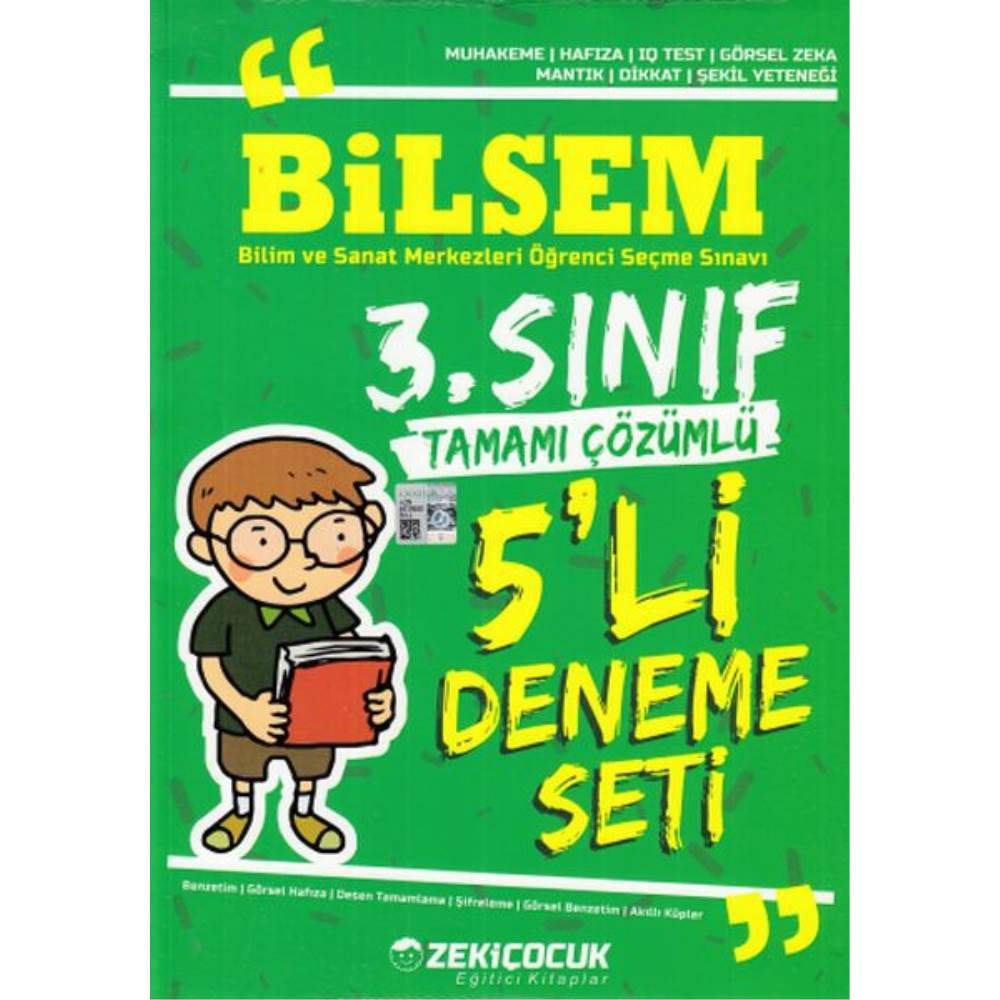 Zeki Çocuk 3.Sınıf Bilsem 5 li Deneme Seti