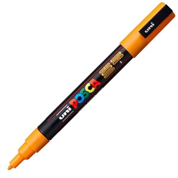 Uniball Posca Boyama Markörü PC-3M 09-1.3 mm Parlak Sarı