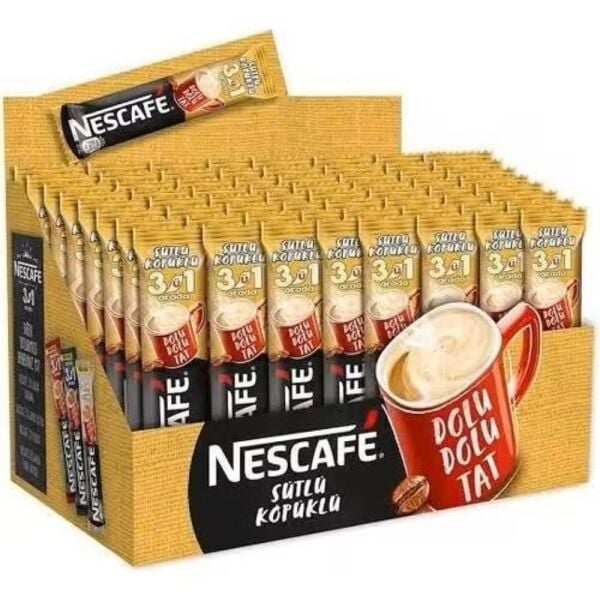 Nestle Nescafe 3ü1 Arada Sütlü Köpüklü 72 Adet 17,4gr 12584220