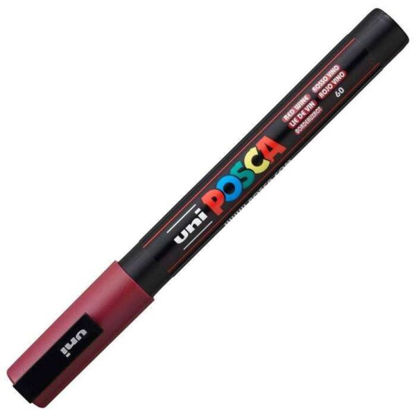 Uniball Posca Boyama Markörü PC-3M 09-1.3 mm Ş.Kırımızı