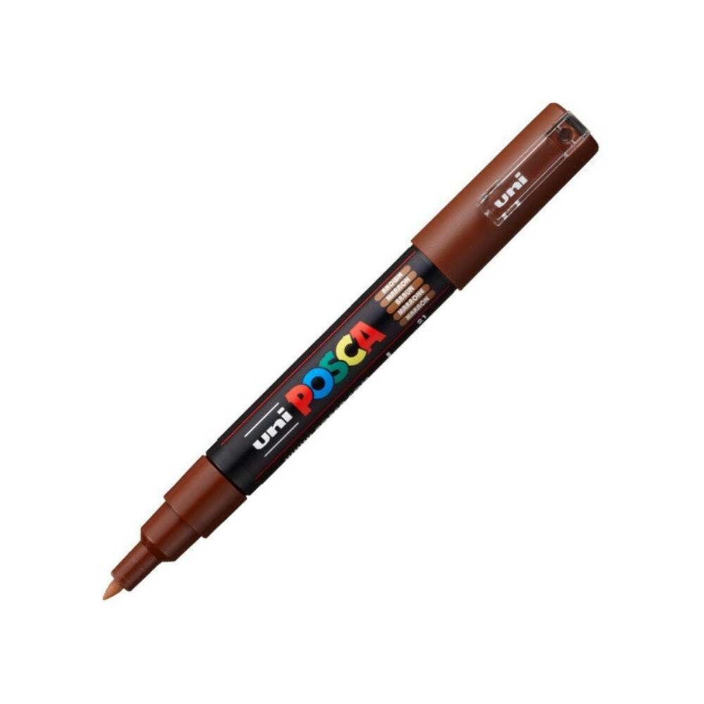 Uniball Posca Boyama Markörü PC-1M 07 mm Kahverengi