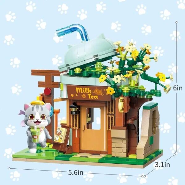 Lovely Street Sütlü Kahve Dükkanı 411 Parça Oyuncak Yapım Seti K28021