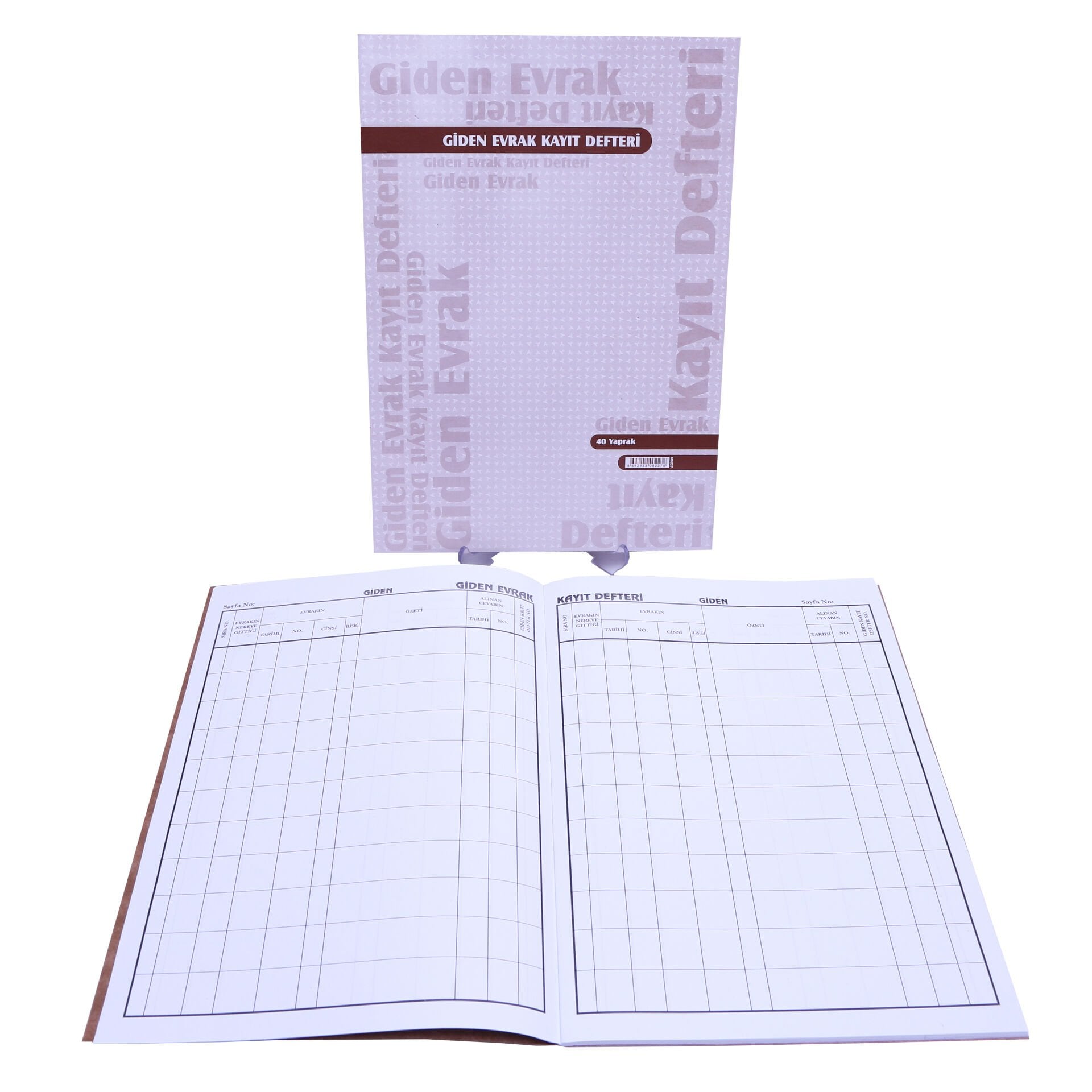 Özkan Giden Evrak Kayıt Defteri 40 Yaprak M0914