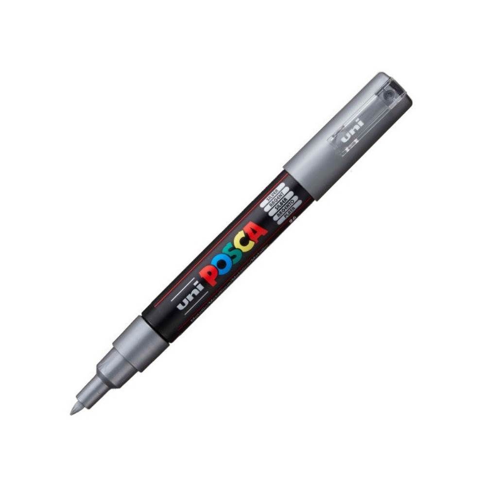 Uniball Posca Boyama Markörü PC-1M 07 mm Gümüş
