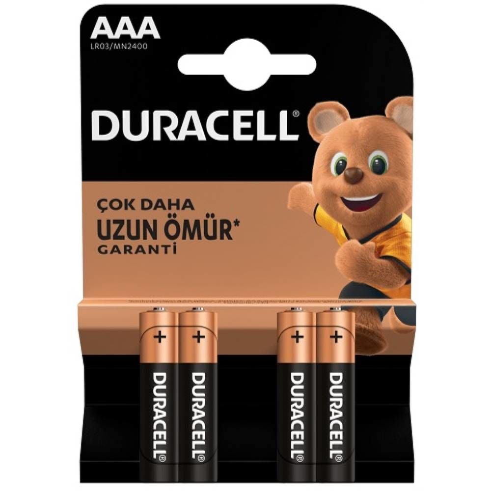 Duracell Pil 4 Lü Aaa İnce Kalem