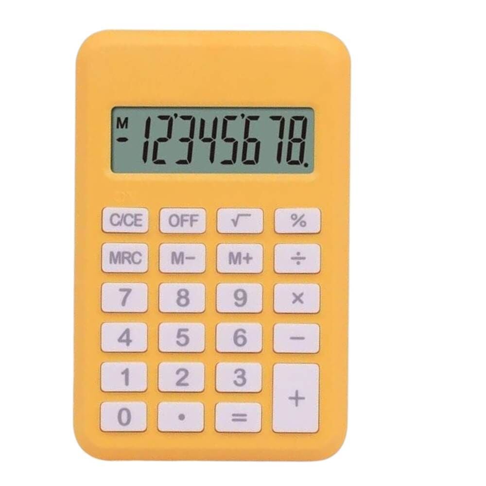 Pin 114S 8 Hane Sarı Cep Hesap Makinesi