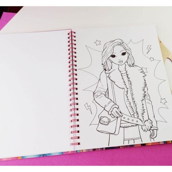 Bam Pop Gril Boyama Kitabı 2163